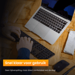 R2B Laptop standaard opvouwbaar - Model Breda - 10 t/m 17 inch - Zilver - Laptopstandaard - R2B Store