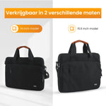 R2B Laptoptas 14 Inch - Schouderband & Accessoirevak - Zacht & Beschermend - Zwart - Laptoptas
