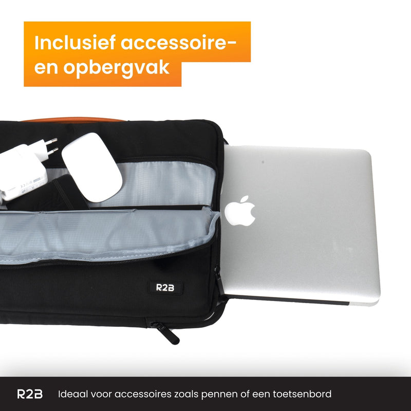 R2B Laptoptas geschikt voor Laptops en tablets tot 14 inch - Model Lelystad - R2B Store