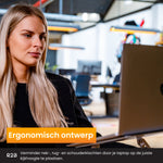 R2B Luxe Laptop Standaard Opvouwbaar - Model Den Bosch - 10 t/m 17 inch - Zwart - Laptopstandaard