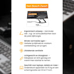 R2B Luxe Laptop Standaard Opvouwbaar - Model Den Bosch - 10 t/m 17 inch - Zwart - Laptopstandaard