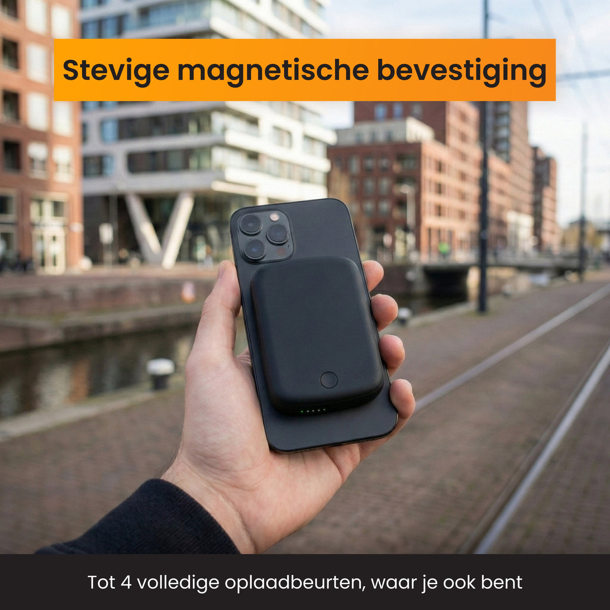 R2B MagSafe Powerbank 10.000 mAh - Magnetisch - 2 tot 4 keer Opladen - Powerbank