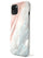 R2B iPhone 13 Marble Look Case - Screen Protector - Stylish &amp; Sturdy - Pink/Gray/Blue