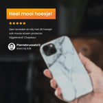 R2B Marmer hoesje voor iPhone 13 - Model De Bilt - Wit - R2B Store