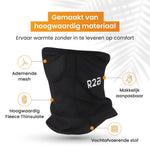 R2B Nekwarmer Heren & Dames - Geschikt voor Wintersport Wandelen Fiets & Scooter/Motor