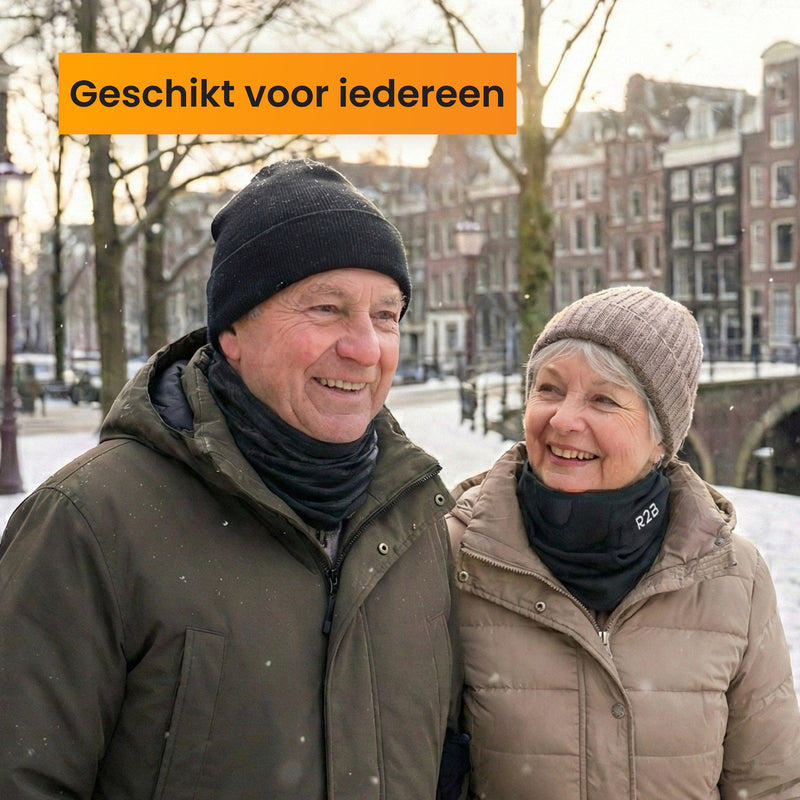 R2B Nekwarmer Heren & Dames - Geschikt voor Wintersport Wandelen Fiets & Scooter/Motor