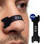 R2B Neusstrips Zwart 50 Stuks - Neuspleisters voor Snurken