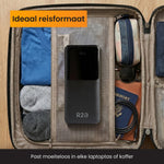 R2B Powerbank 20.000 mAh - Ingebouwde Kabels (USB-C & 8 Pins) - Snelladen - Betrouwbaar & Compact