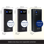 R2B Powerbank 30.000 mAh - 6 tot 8 Keer Opladen