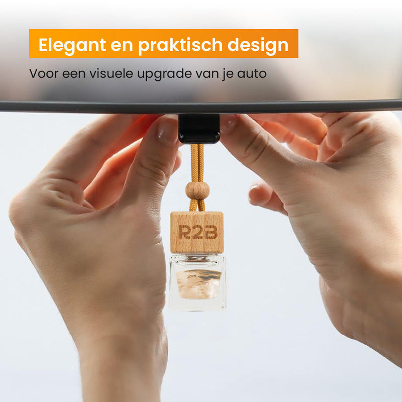 R2B® Auto parfum Hangend met Lavendel Geur - Auto Geurverfrisser - Luchtverfrisser - Autogeur - Autoparfum - Autoparfum