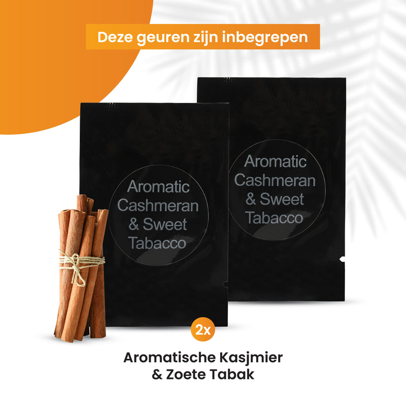 R2B® Autoparfum Navulling - Aromatische Kasjmier & Zoete Tabak - 2 stuks