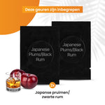 R2B® Autoparfum Navulling - Japanse Pruim & Zwarte Rum - 2 stuks