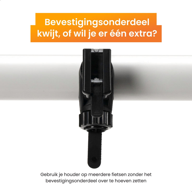 R2B® Bevestigingsonderdeel voor fietshouder model Leiden - Telefoonhouder fiets