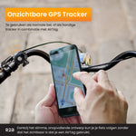 R2B® Fietsbel - Geschikt voor Apple AirTag - Fietsbel Racefiets - GPS Tracker Fiets - Zwart - Fietsbel