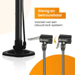 R2B® Fietspomp zonder Drukmeter - Dubbele Ventielkop - Incl. Opzetstuk voor o.a. Ballen & Luchtbed - Fietspompen - Pomp
