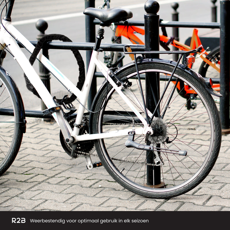 R2B® Fietsslot met cijferslot - 110 cm - Kettingslot fiets - Fietssloten electrische fietsen - Fietsslot ketting