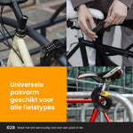 R2B® Fietsslot met cijferslot - 110 cm - Kettingslot fiets - Fietssloten electrische fietsen - Fietsslot ketting