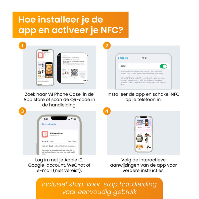 R2B® Foto Hoesje geschikt voor iPhone 13 - Incl. Screenprotector - E ink iPhone case - Grijs - Telefoonhoesje