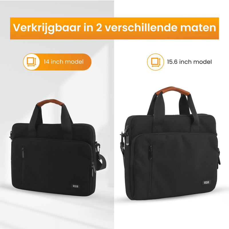 R2B® Laptoptas 14 inch geschikt voor Laptops en Tablets - Model Almere - Laptoptas Dames & Heren - Laptophoes 14 inch