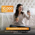 R2B® Powerbank 10000 mAh geschikt voor iPhone 12/13/14/15 en Magsafe - USB-C output - 2 tot 4 keer opladen - Draadloos