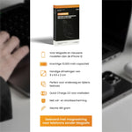 R2B® Powerbank 10000 mAh geschikt voor iPhone 12/13/14/15 en Magsafe - USB-C output - 2 tot 4 keer opladen - Draadloos