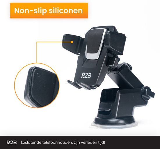 R2B® Telefoonhouder Auto Zuignap met Dashboard Pad - Model Beemster - Telefoonhouder auto