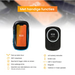 R2B® Telefoonhouder Fiets Waterdicht & Powerbank geschikt voor MagSafe - Model Den Haag - Zwart/Blauw - Telefoonhouder