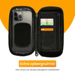 R2B® Telefoonhouder Fiets Waterdicht & Powerbank geschikt voor MagSafe - Model Den Haag - Zwart - Telefoonhouder fiets