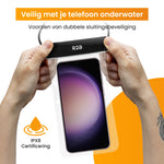 R2B® Universeel Waterdicht Telefoonhoesje met Koord - 2 stuks - Onderwater Hoesje - Universeel - Telefoonhoesje