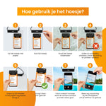 R2B® Universeel Waterdicht Telefoonhoesje met Koord - Onderwater Hoesje - Universeel - Telefoonhoesje