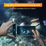 R2B® Universeel Waterdicht Telefoonhoesje met Koord - Onderwater Hoesje - Universeel - Telefoonhoesje