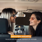 R2B® Zonnescherm Auto Voorruit - 100 x 145 cm - 4 Laagse Bescherming - Zonwering Auto Voorruit - Zonnescherm Auto