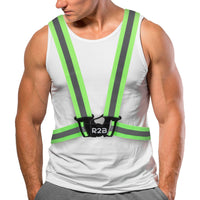 R2B Reflecterend Veiligheidsvest - Lichtgewicht & Waterbestendig - One Size - Neongeel