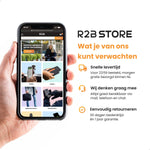 R2B Ringlamp met statief verstelbaar tot 186 cm en 30 lichtstanden- Tiktok lamp - Model Groningen - Ringlamp