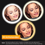 R2B Ringlamp met statief verstelbaar tot 186 cm en 30 lichtstanden- Tiktok lamp - Model Groningen - Ringlamp