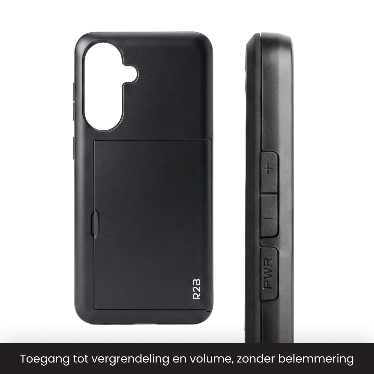 R2B Samsung A37 Hoesje Met Pasjeshouder - Incl. Screenprotector - 3 Pasjes