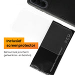 R2B Samsung A37 Hoesje Met Pasjeshouder - Incl. Screenprotector - 3 Pasjes