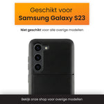 R2B Samsung S23 Hoesje Met Pasjeshouder - Incl. Screenprotector - 3 Pasjes - Telefoonhoesje
