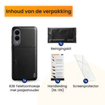 R2B Samsung S25 Edge Hoesje Met Pasjeshouder - Incl. Screenprotector - 3 Pasjes
