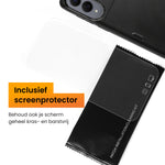 R2B Samsung S25 Edge Hoesje Met Pasjeshouder - Incl. Screenprotector - 3 Pasjes
