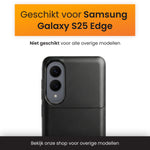 R2B Samsung S25 Edge Hoesje Met Pasjeshouder - Incl. Screenprotector - 3 Pasjes