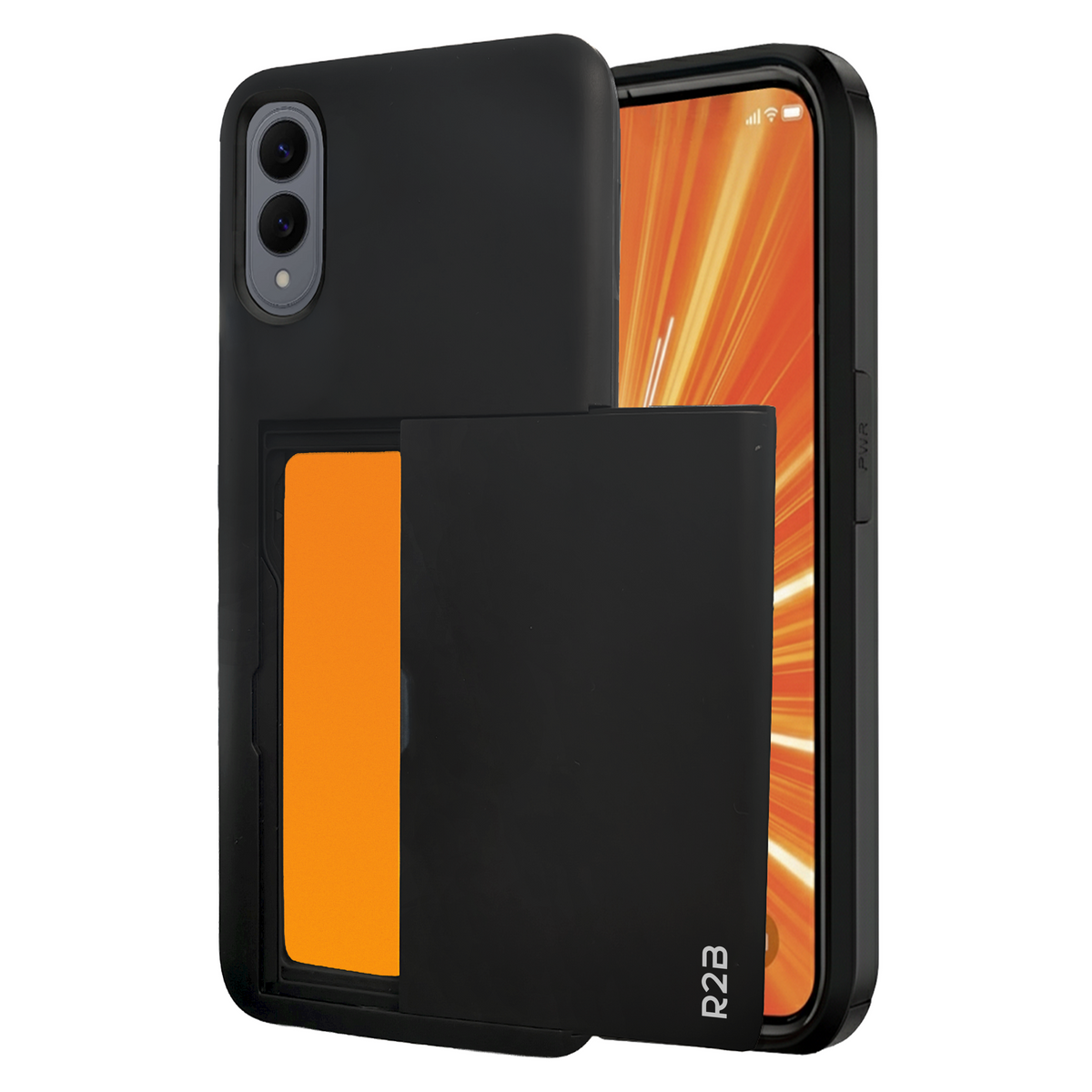 R2B Samsung S25 Edge Hoesje Met Pasjeshouder - Incl. Screenprotector - 3 Pasjes