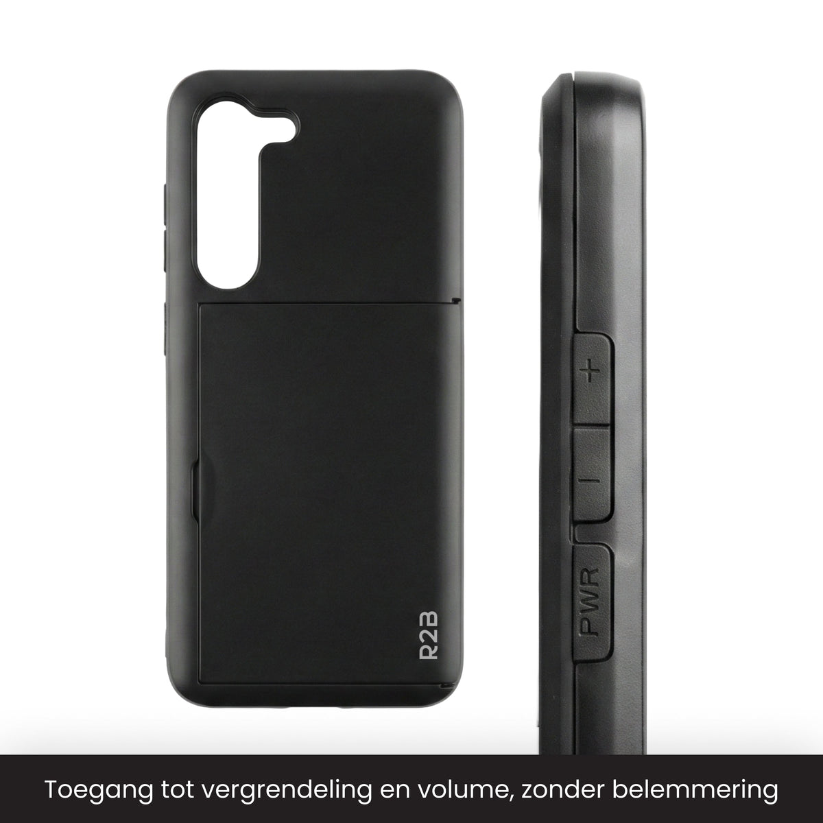 R2B Samsung S25 Plus Hoesje Met Pasjeshouder - Incl. Screenprotector - 3 Pasjes - Telefoonhoesje