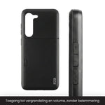 R2B Samsung S25 Plus Hoesje Met Pasjeshouder - Incl. Screenprotector - 3 Pasjes - Telefoonhoesje