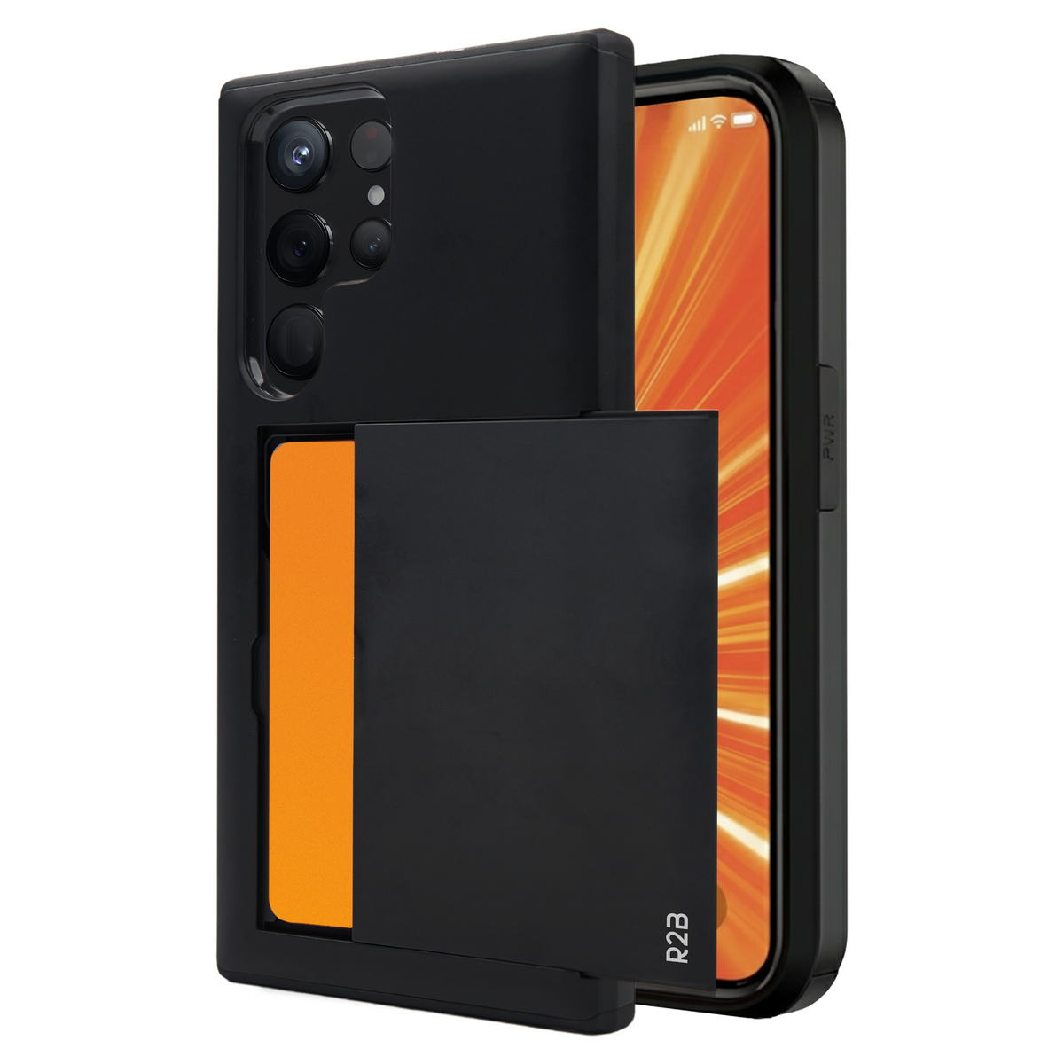 R2B Samsung S25 Ultra Hoesje Met Pasjeshouder - Incl. Screenprotector - 3 Pasjes - Telefoonhoesje