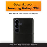 R2B Samsung S26 Plus Hoesje Met Pasjeshouder - Incl. Screenprotector - 3 Pasjes - Telefoonhoesje