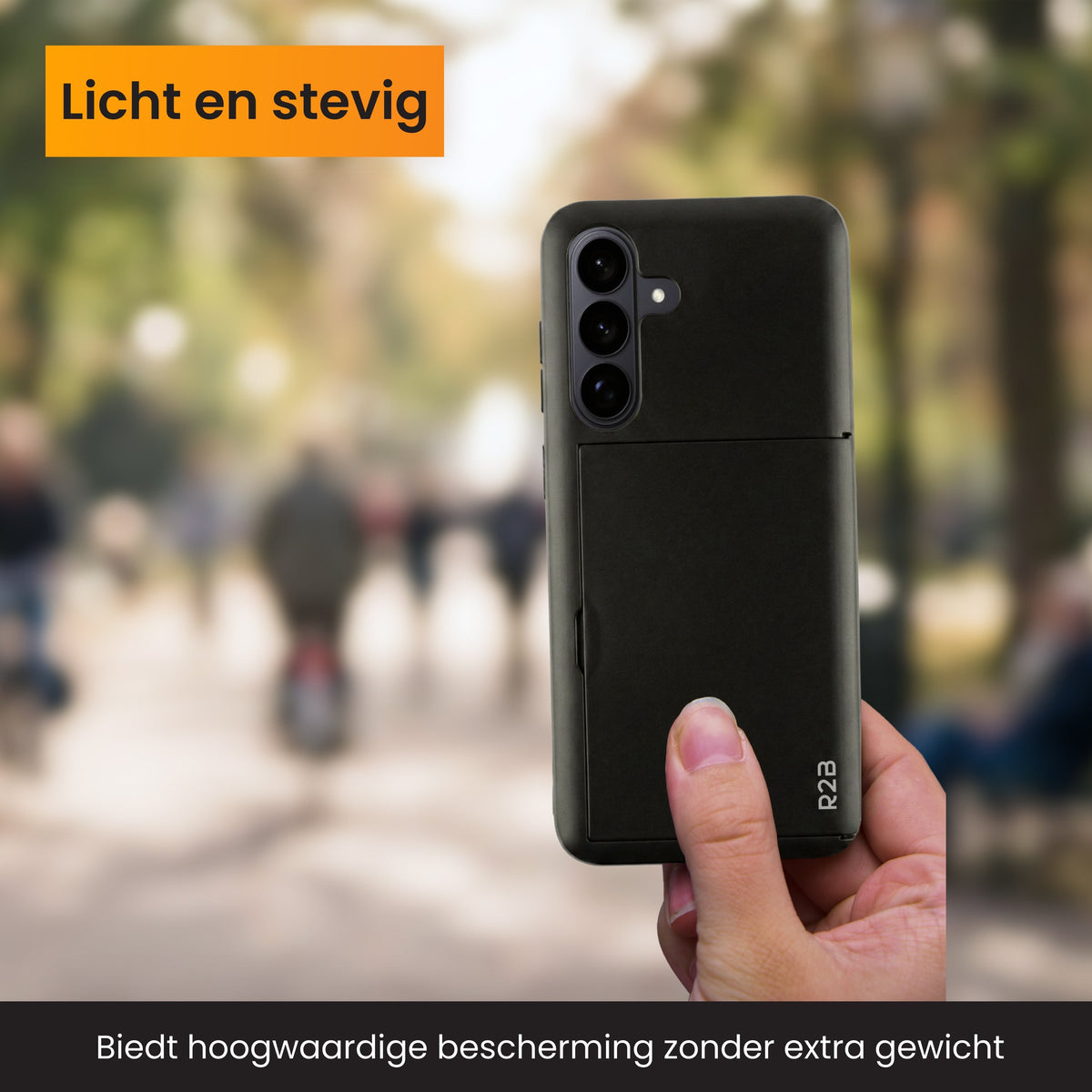 R2B Samsung S26 Plus Hoesje Met Pasjeshouder - Incl. Screenprotector - 3 Pasjes - Telefoonhoesje