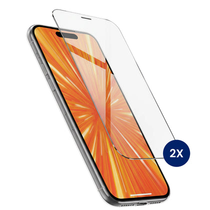 R2B Screenprotector iPhone 15 - Tempered Glass - Installatieframe
