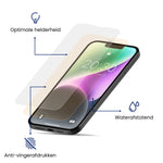 R2B Screenprotector iPhone 16e - Tempered Glass - Installatieframe & Doekjes