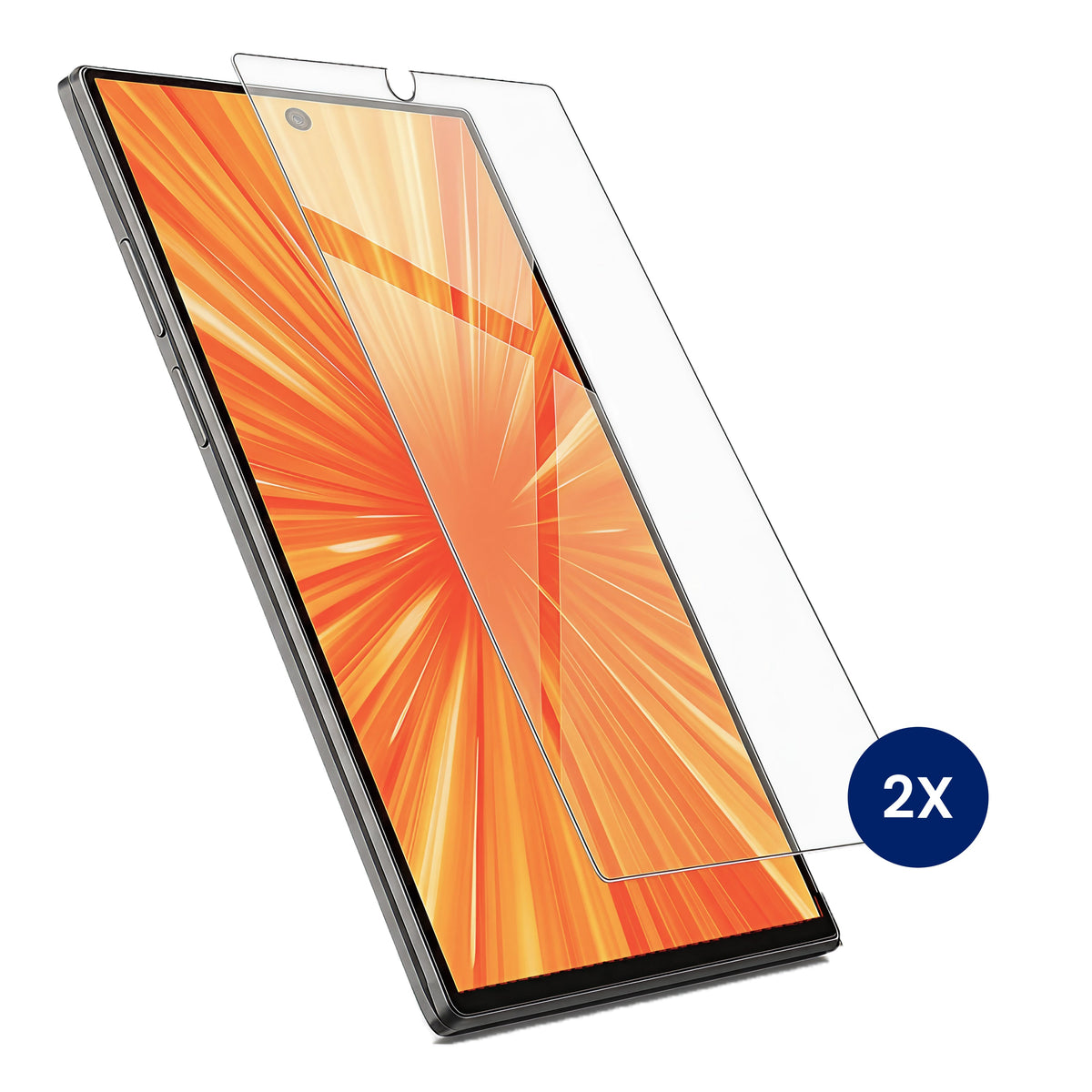 R2B Screenprotector Samsung S23 Ultra - Tempered Glass - Met Reinigingskit